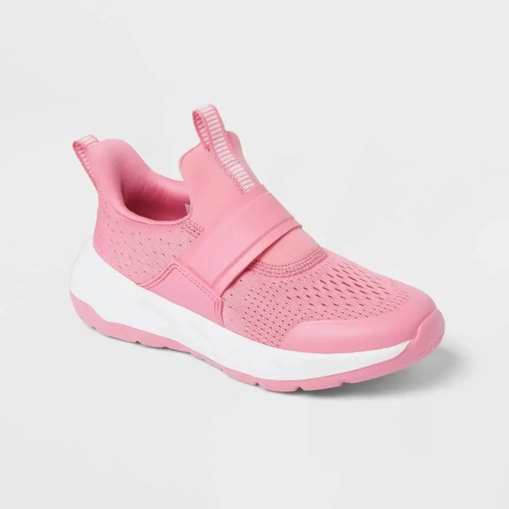 All in Motion Kids' Dillon Slip-on Machine Washable Performance Sneakers 4 Pink